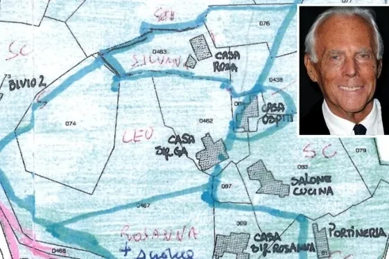 Luigi Chiapparini, el misterioso 'Don nadie' que fue testigo de la entrega del último testamento secreto de Armani