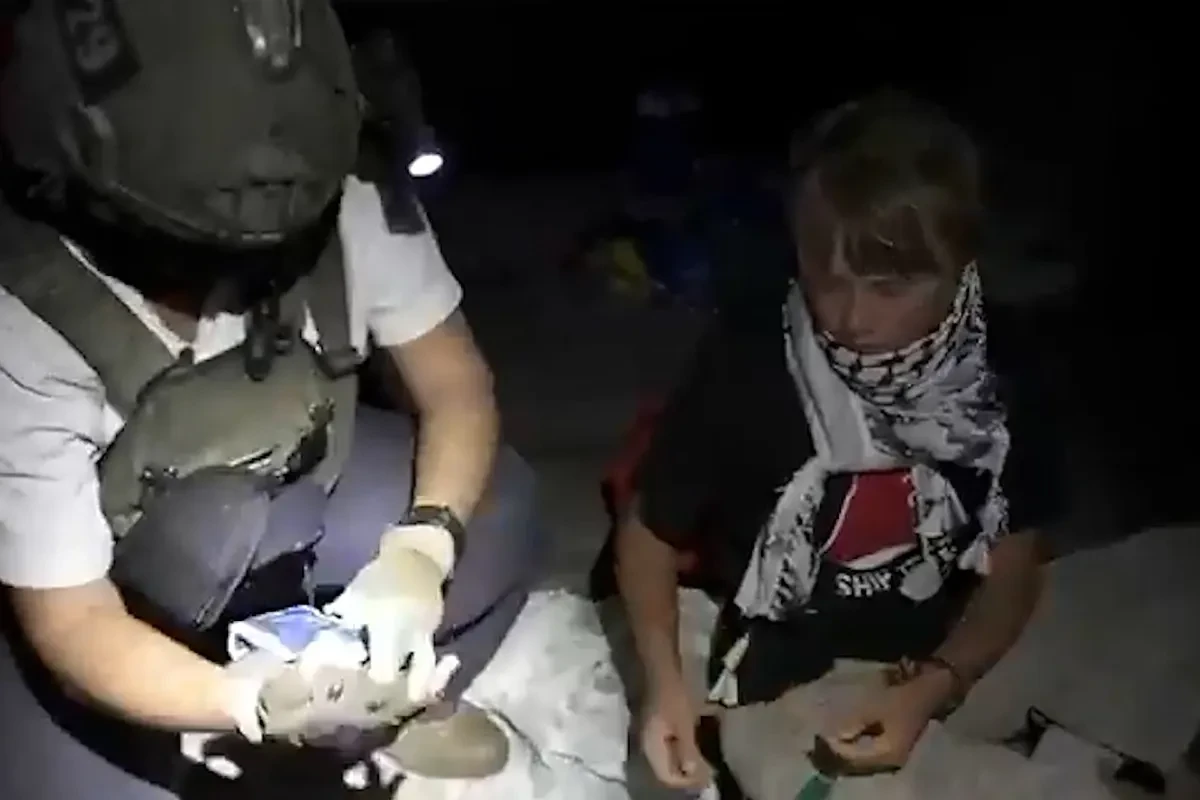 Israel comparte un vídeo de Greta Thunberg tras ser abordada su flotilla