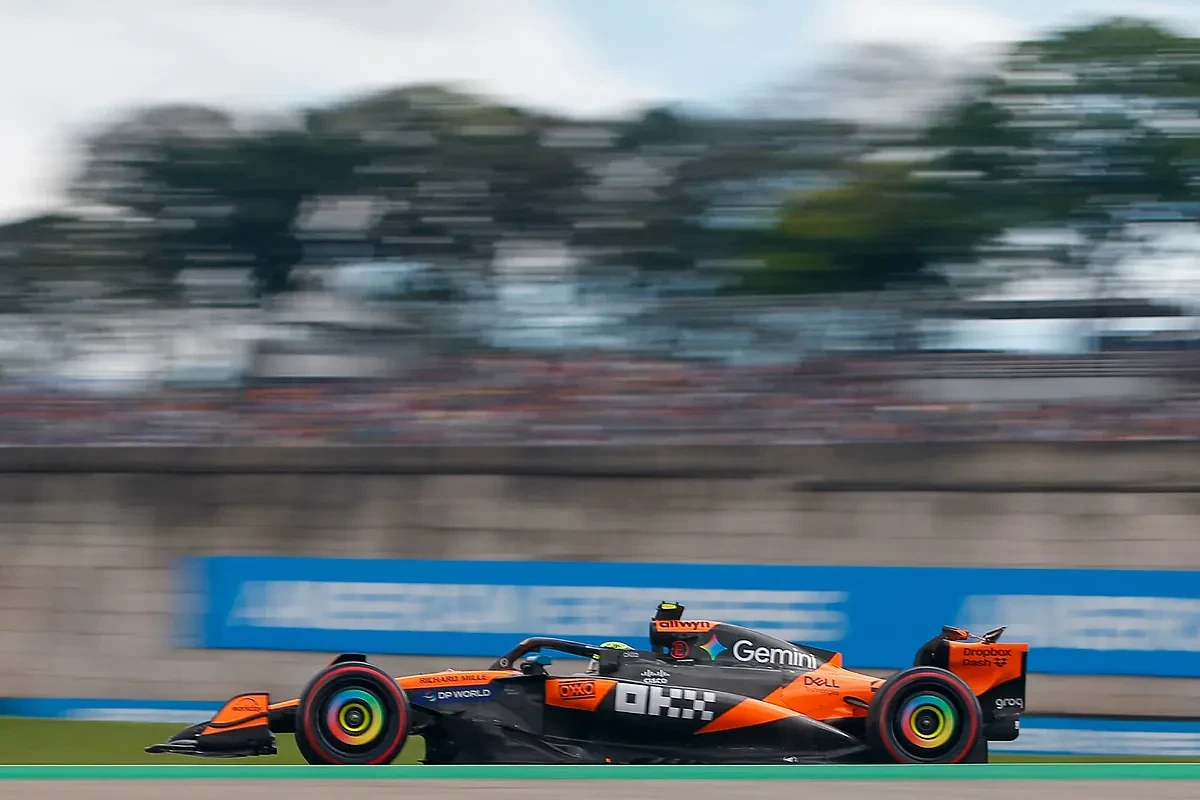 El gran día de Lando Norris en el GP de Sao Paulo: victoria en la carrera corta y 'pole', con Verstappen contra las cuerdas