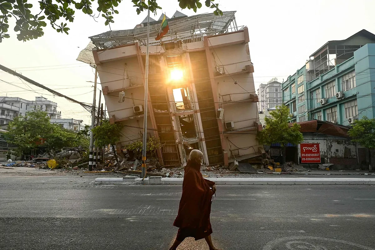 El terremoto de Birmania fue una ruptura 