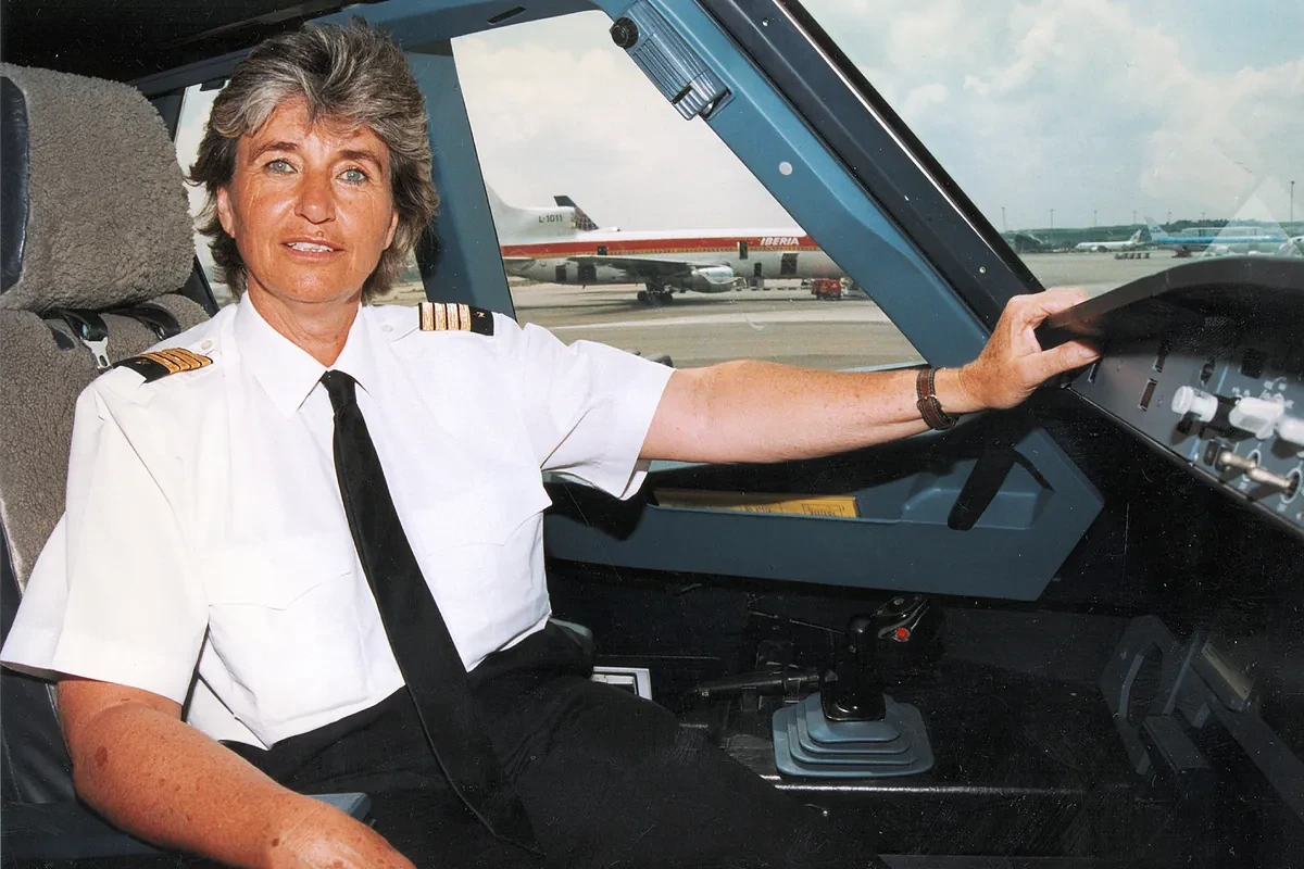 Bettina Kadner: a la primera piloto de Iberia le 
