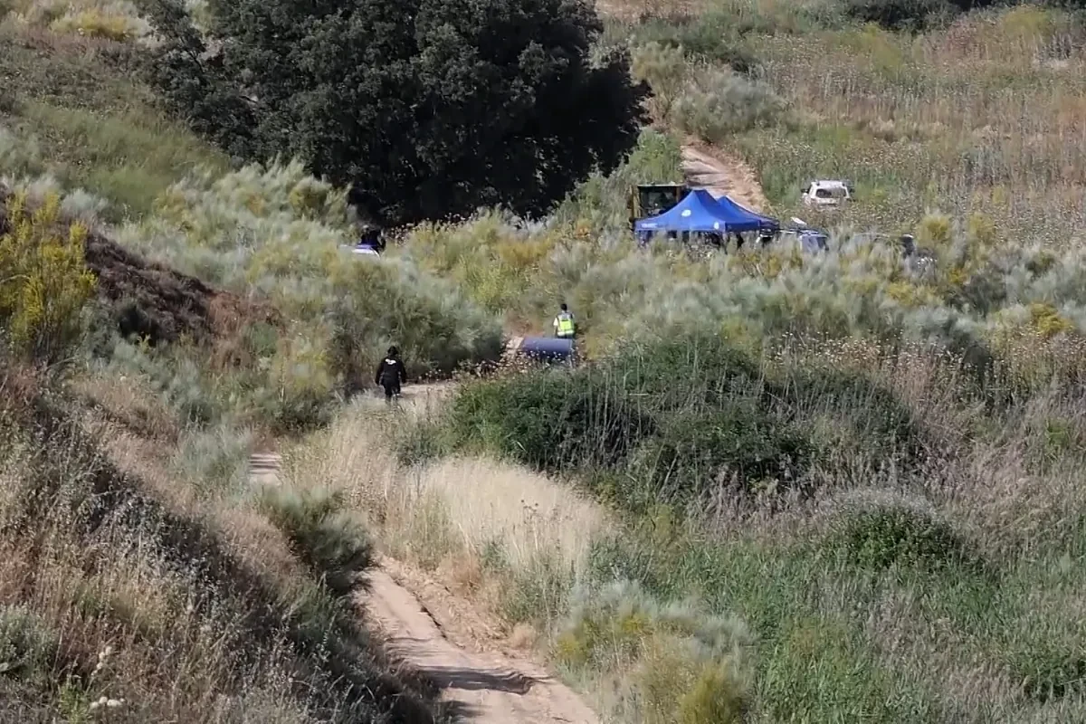Medio centenar de policías y drones buscan en Carranque (Toledo) los restos de Heidi Paz