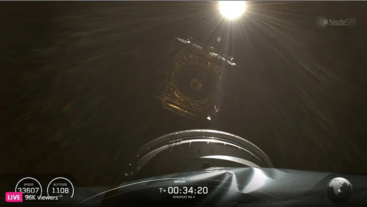 El SpainSat NG II: la nueva joya tecnológica española ya orbita la Tierra de la mano de Elon Musk