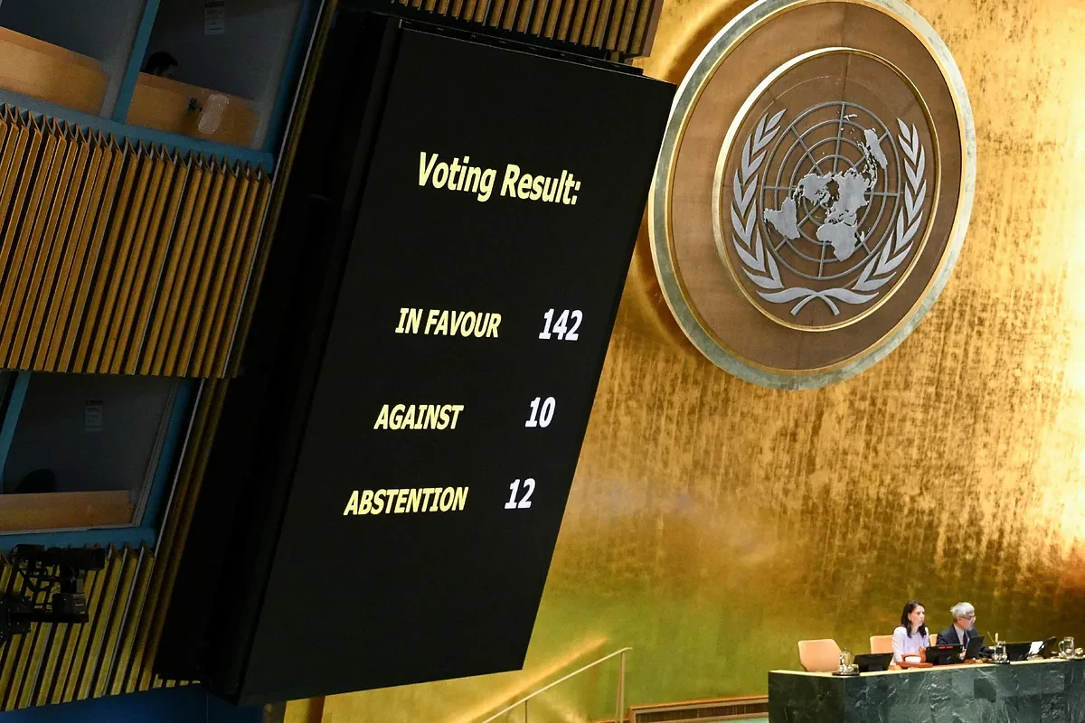 La Asamblea General de la ONU impulsa un futuro Estado palestino, pero sin Hamas