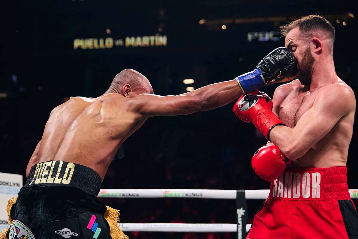 Sandor Martín pierde el combate por el superligero ante Puello por decisión dividida: 