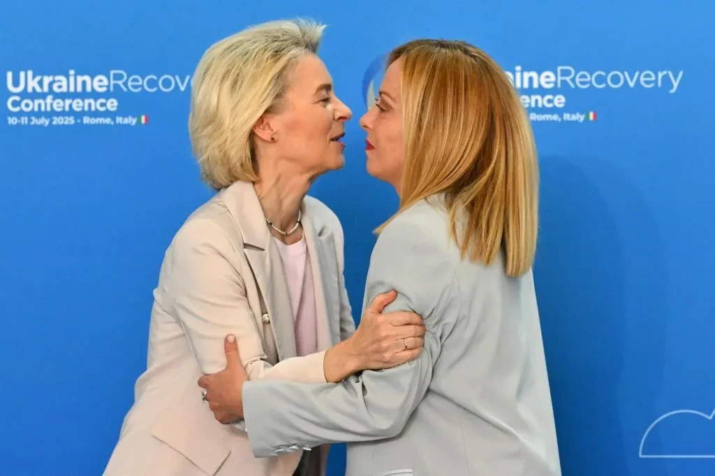Zelenski, Von der Leyen, Meloni y Sánchez llegan a la cumbre para la reconstrucción de Ucrania en Roma