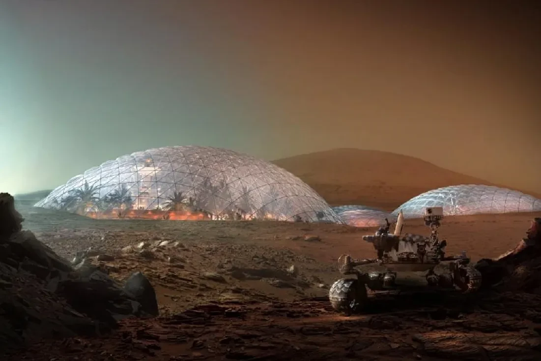 Cultivar algas en Marte para construir viviendas extraterrestres de bioplásticos