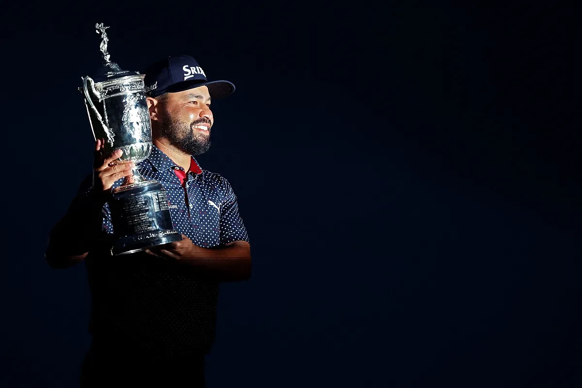 J.J Spaun, el mejor superviviente, gana el US Open embocando desde 19 metros