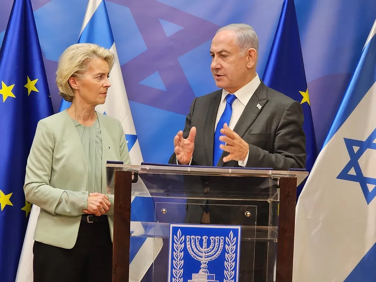 Von der Leyen traslada a Netanyahu que 