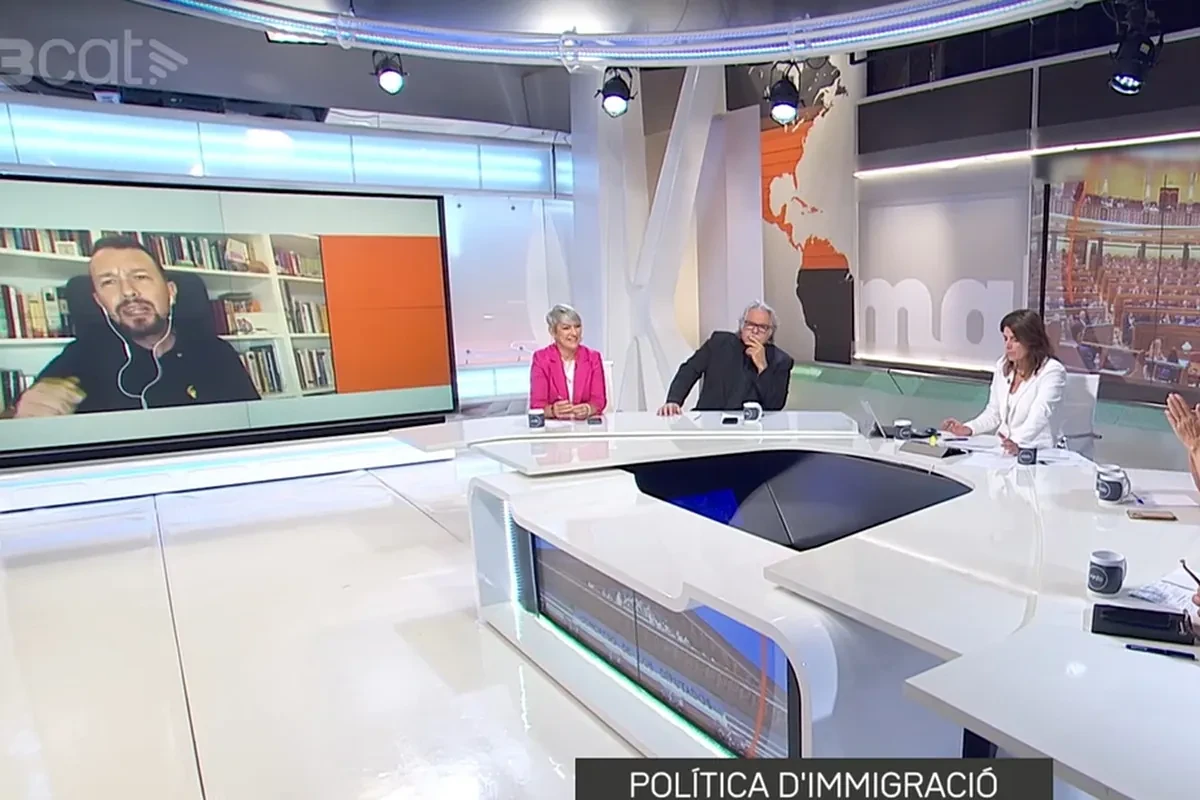 Pablo Iglesias pierde los papeles en TV3 y la presentadora de Matins se ve obligada a cancelar de golpe su intervención