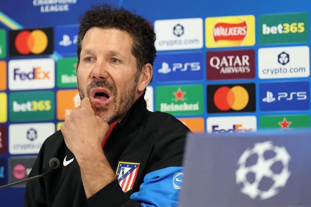 Simeone vuelve a su coletilla para hablar del objetivo del Atlético: 