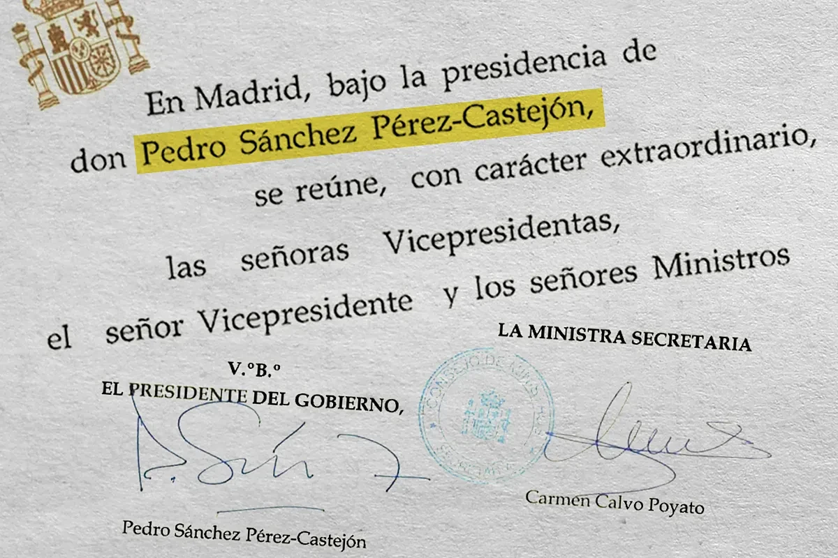 Seis personas en una reunión secreta en Moncloa decidieron el confinamiento del Covid: 