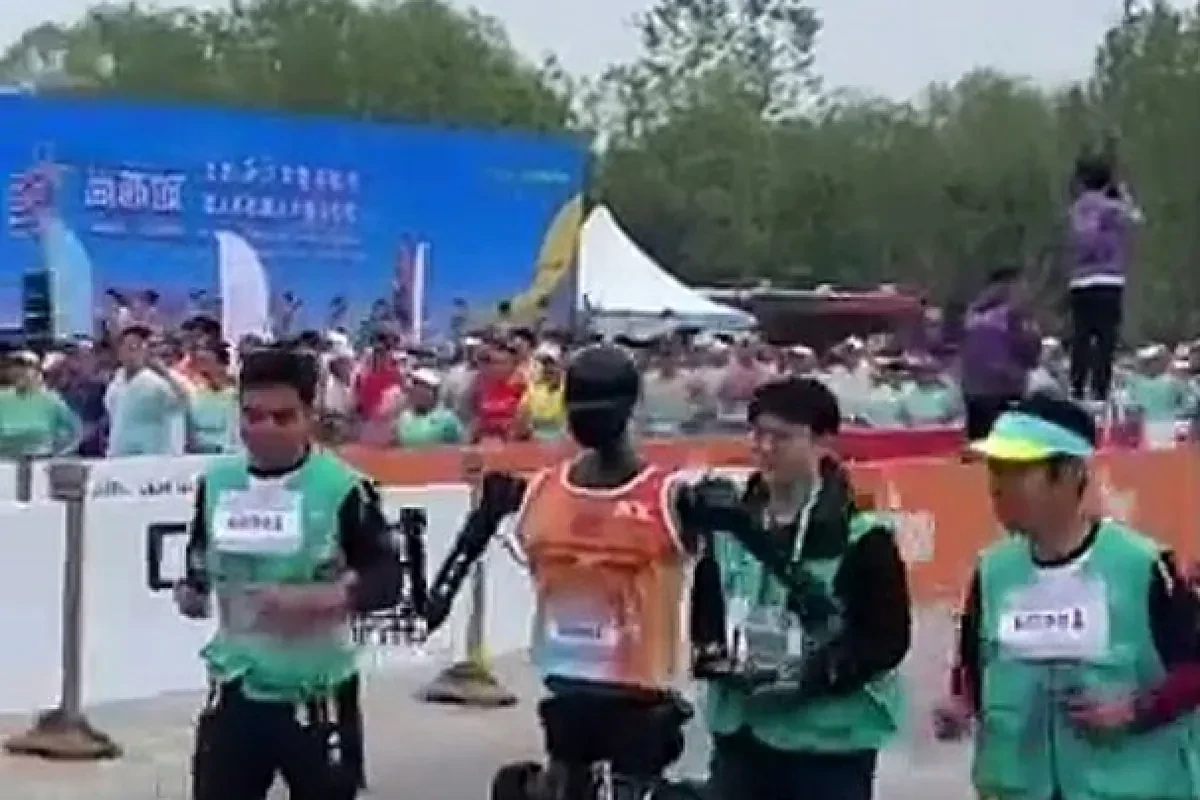 Tiangong, el primer robot humanoide que completa una media maratón en Pekín