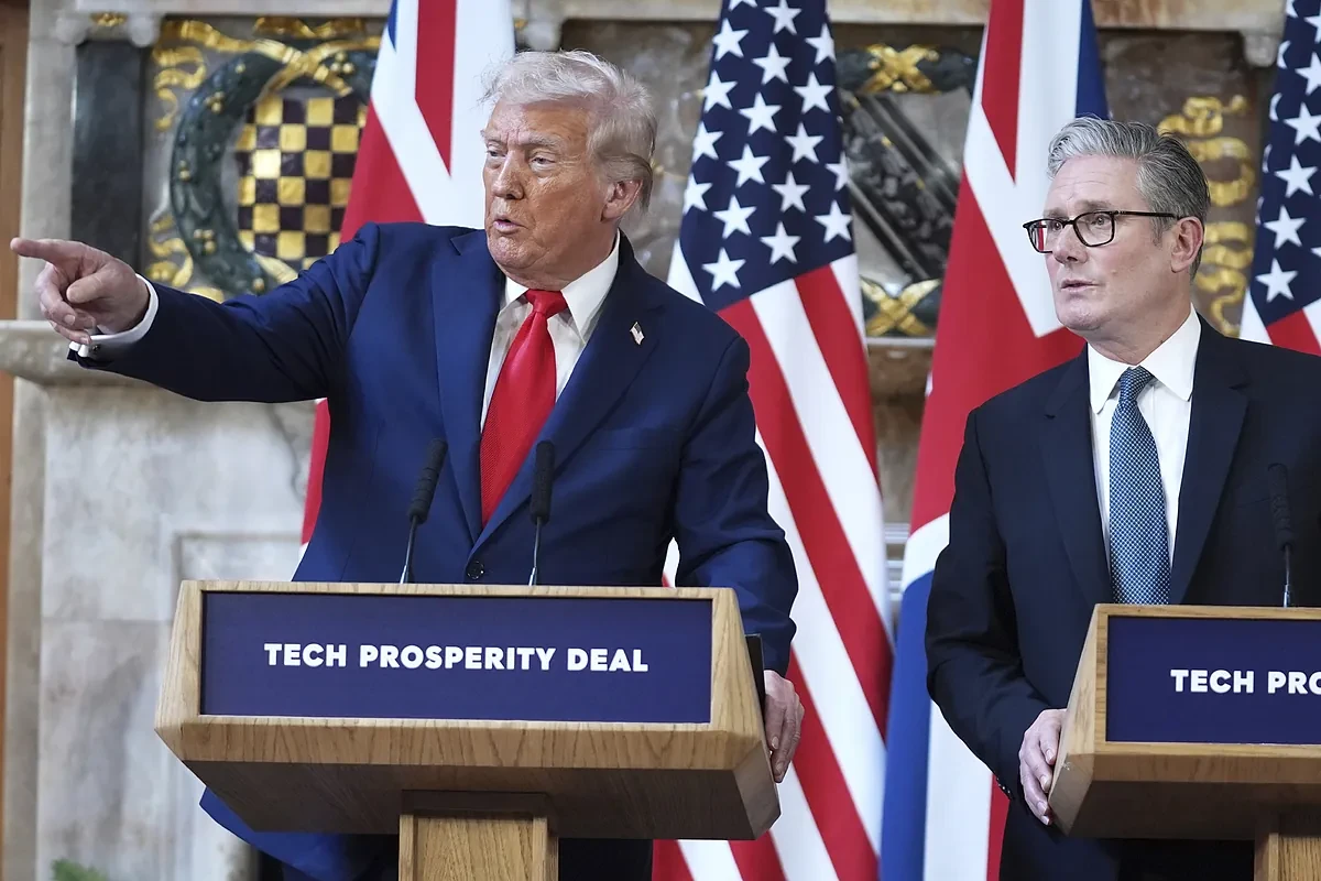 Trump y Starmer firman un gran acuerdo tecnológico, 