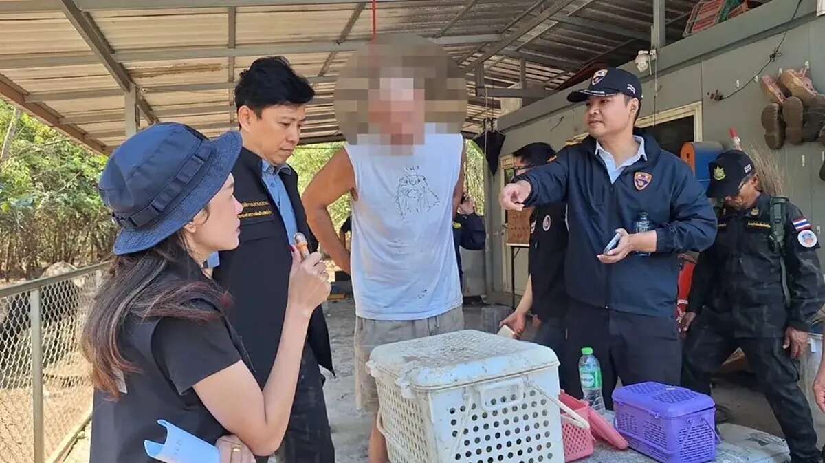 Frank Cuesta, detenido en Tailandia por posesión de vida silvestre protegida, un día después de anunciar que iba a abandonar el país