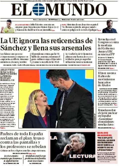 Portada de EL MUNDO del viernes 21 de marzo de 2025