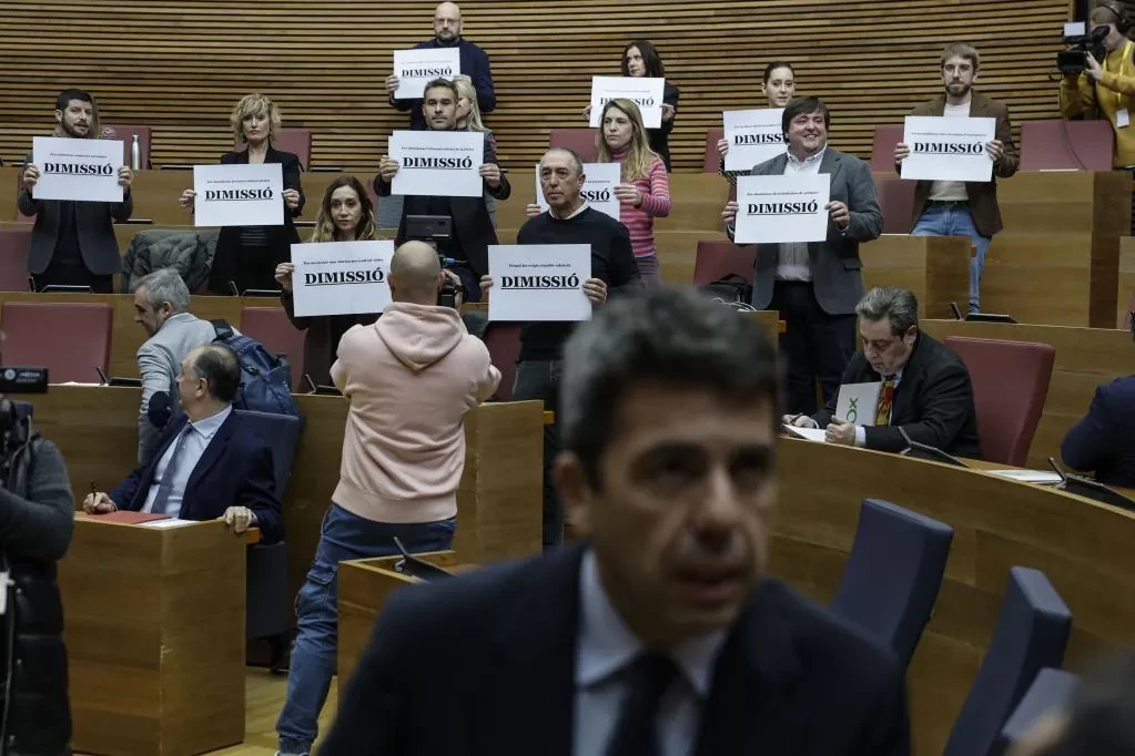 La izquierda rompe la unidad de acción en su estrategia de oposición a Mazón