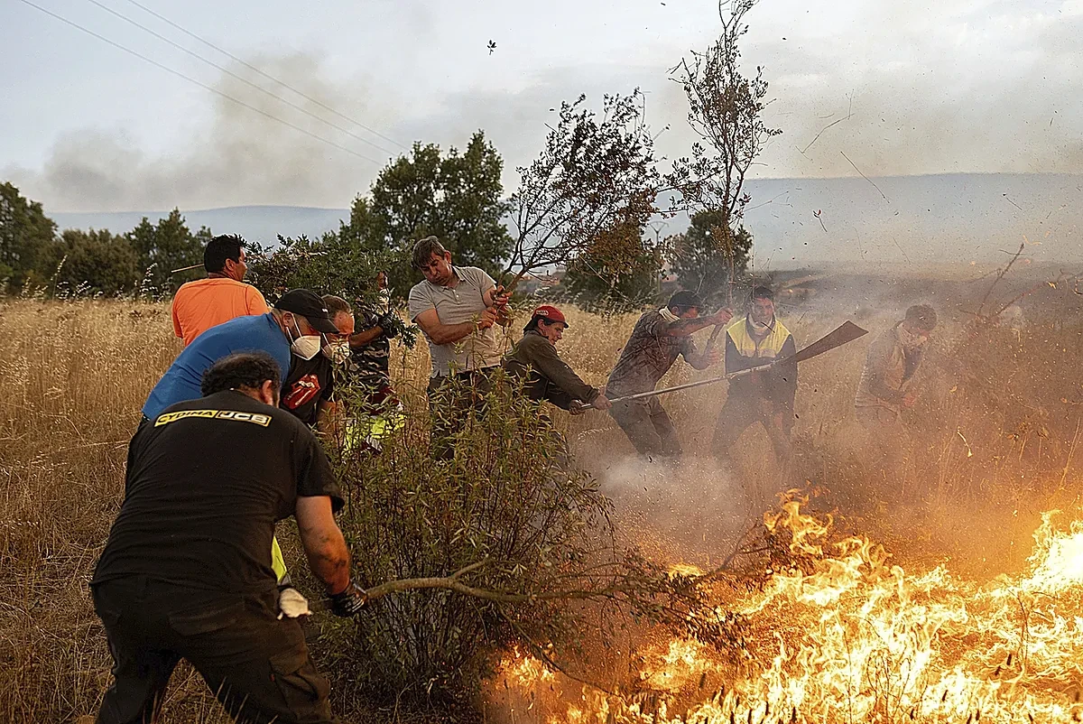 El infierno fue otra vez en Abejera, con seis heridos de gravedad: 