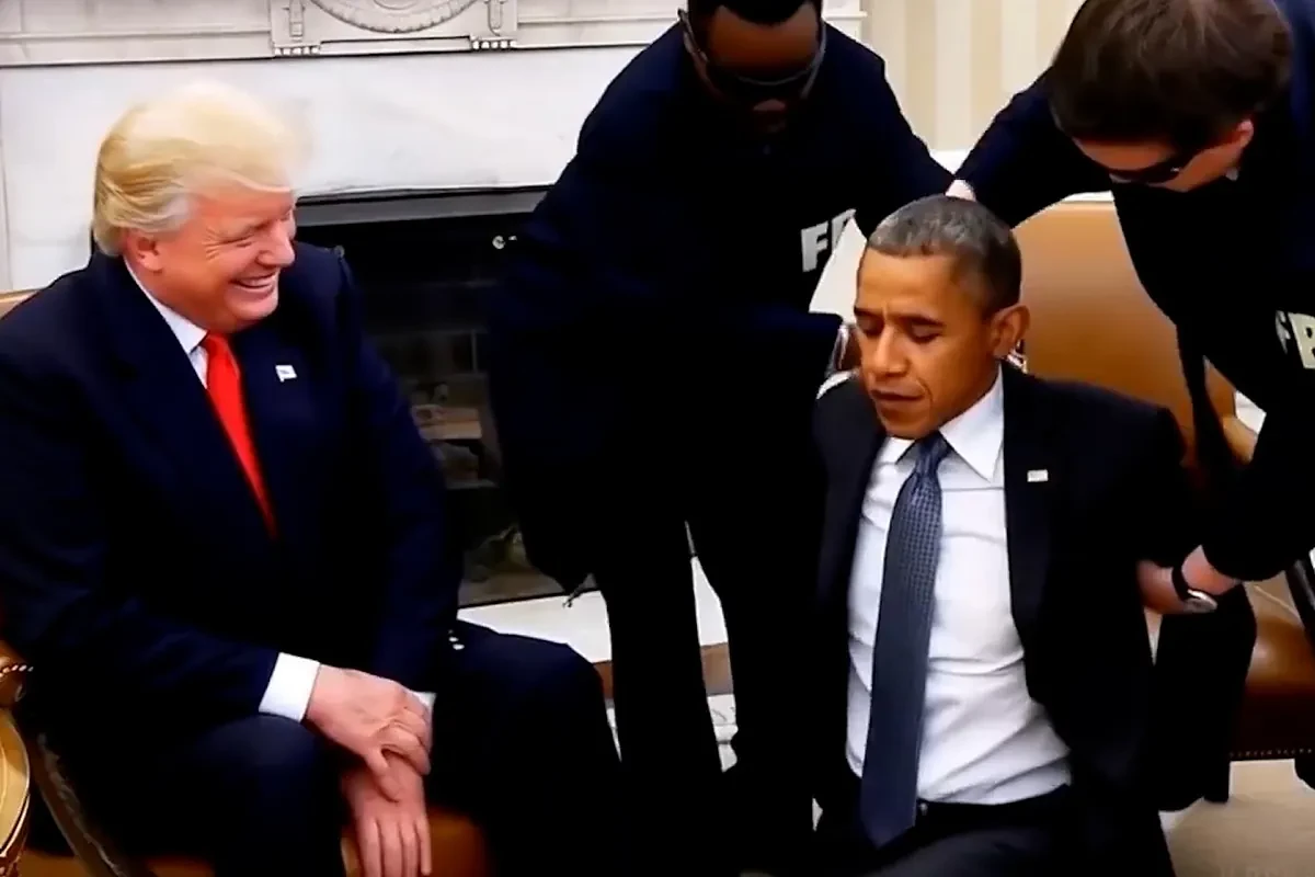 Trump comparte un vídeo hecho con IA en el que Obama es detenido y metido en la cárcel