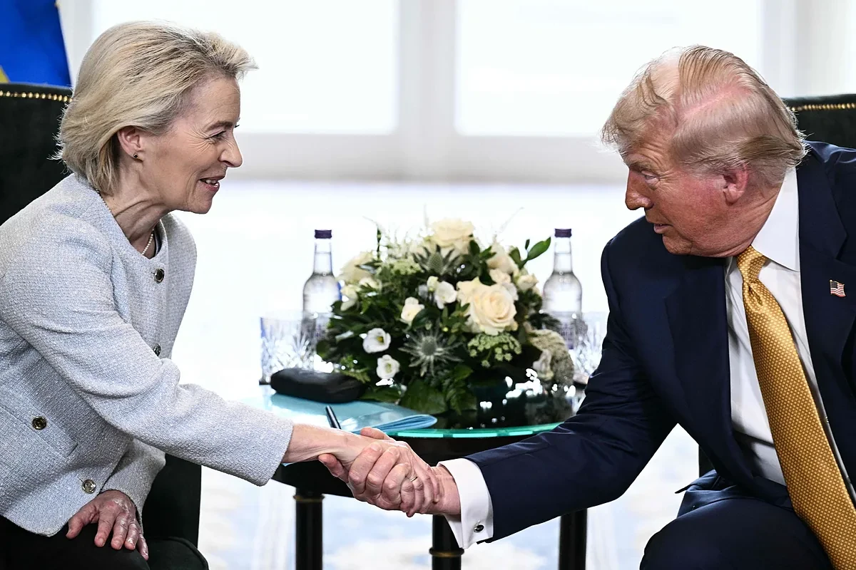 Reunión in extremis entre Trump y Von der Leyen para evitar la guerra comercial: él pide 