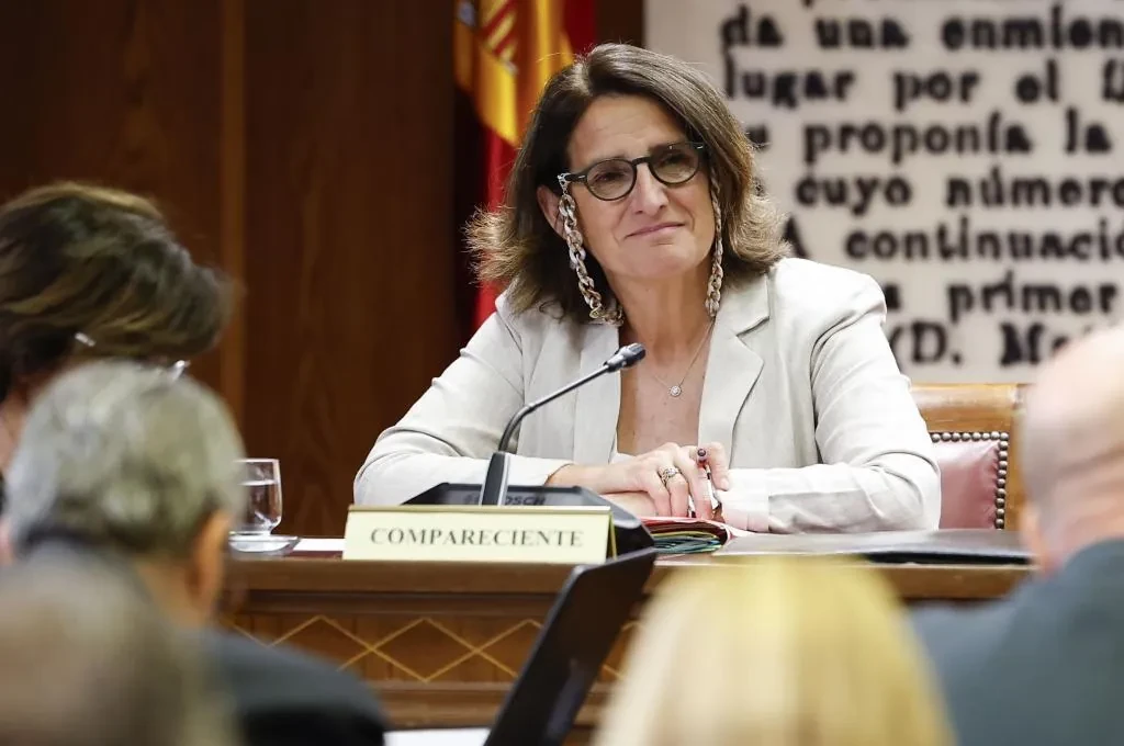 Teresa Ribera admite que se reunió con Aldama pero no trató con él ni sobre Air Europa ni sobre licencias de hidrocarburos