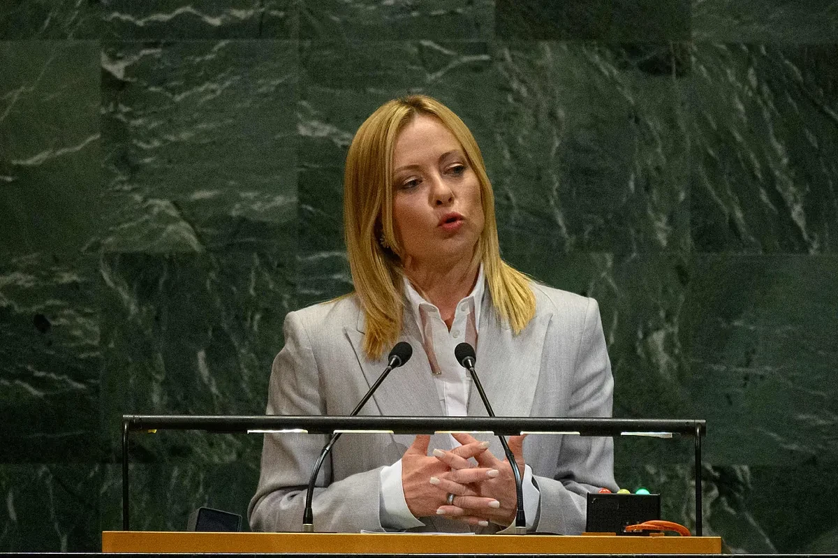 Meloni advierte contra las políticas migratorias de la ONU y la UE que 