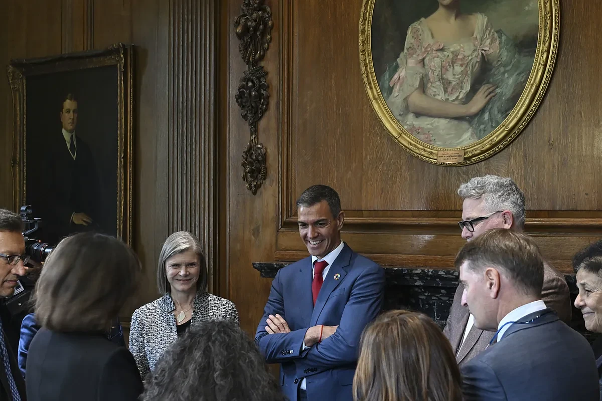 Sánchez vende 'marca España' en Nueva York en su cruzada contra Trump y por la causa palestina: 