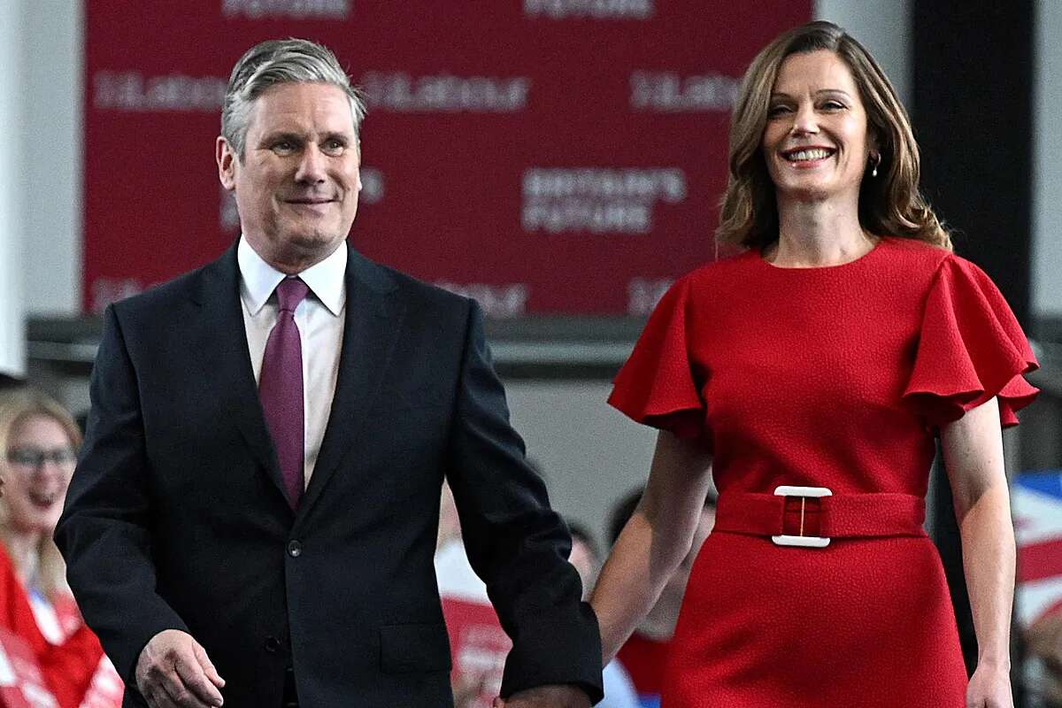 Lady Vic, la esposa 'invisible' de Keir Starmer