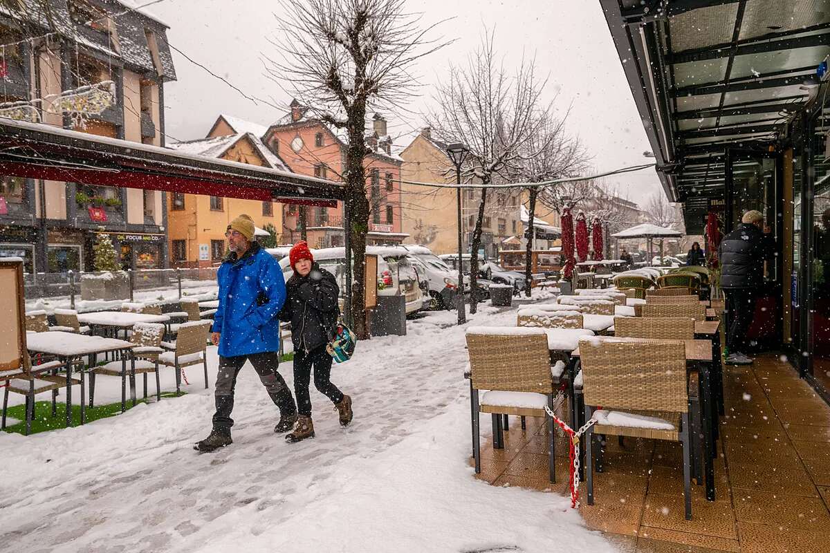 Nieve en España: estos son los puntos donde la AEMET ha emitido avisos por nevadas