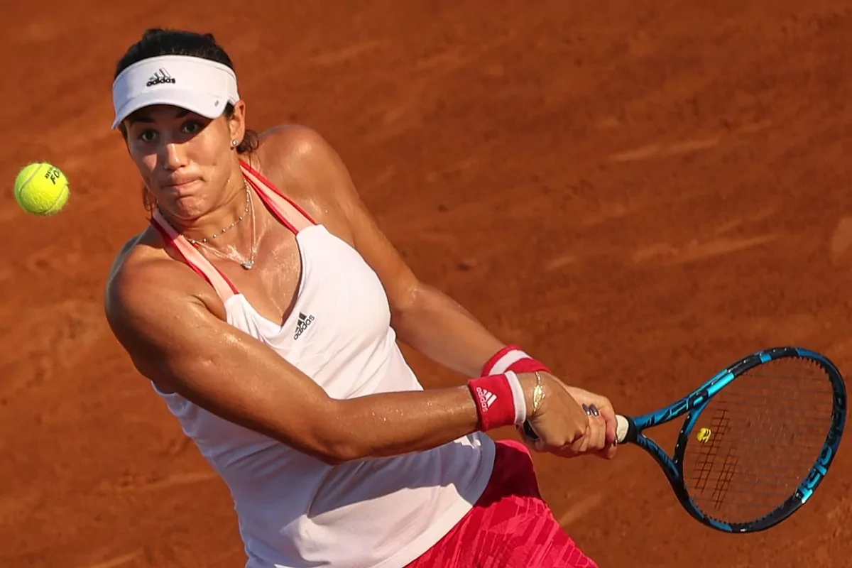 Muguruza ensea el colmillo en Roma