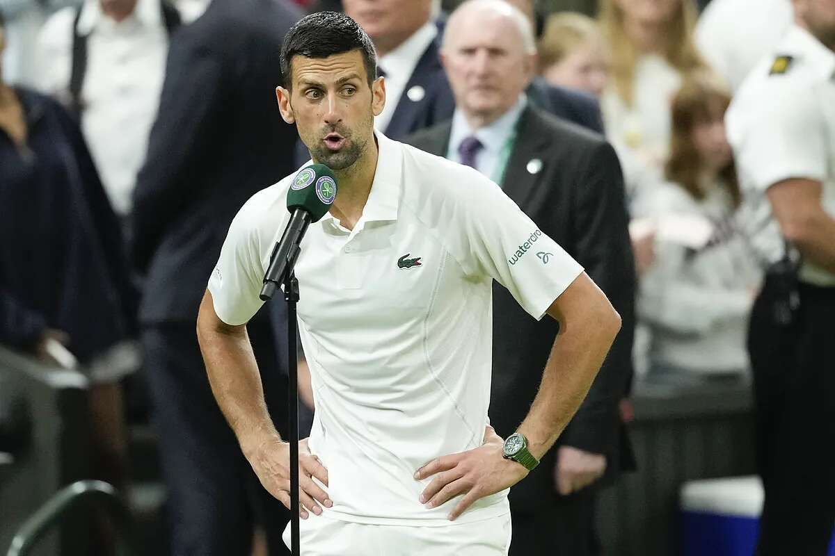 La 'u' que causó la ira de Novak Djokovic en Wimbledon: 