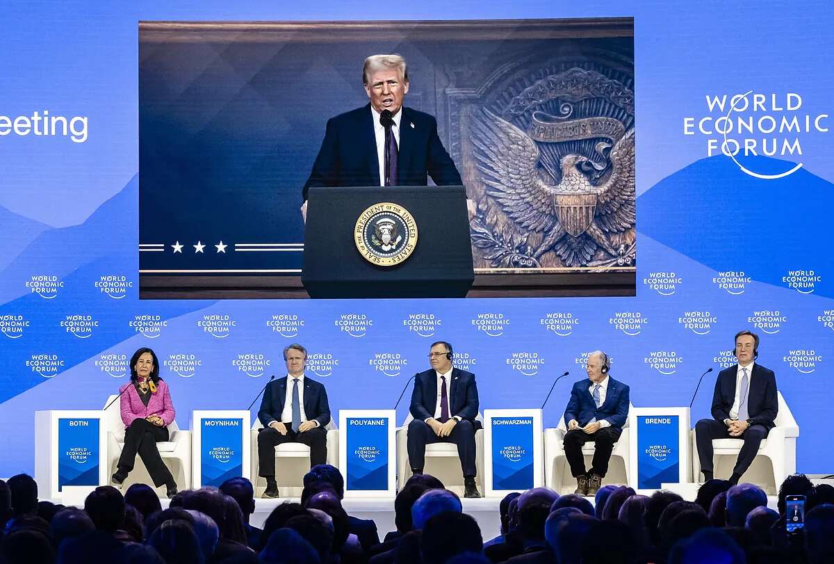 Trump, implacable en Davos: exige menos carga fiscal a la UE, bajada del petróleo a Arabia y más del doble de gasto militar en países como España