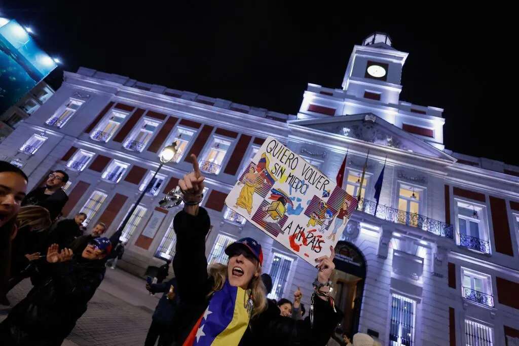 Nueva protesta anti-Maduro en Madrid, el epicentro de la diáspora: 