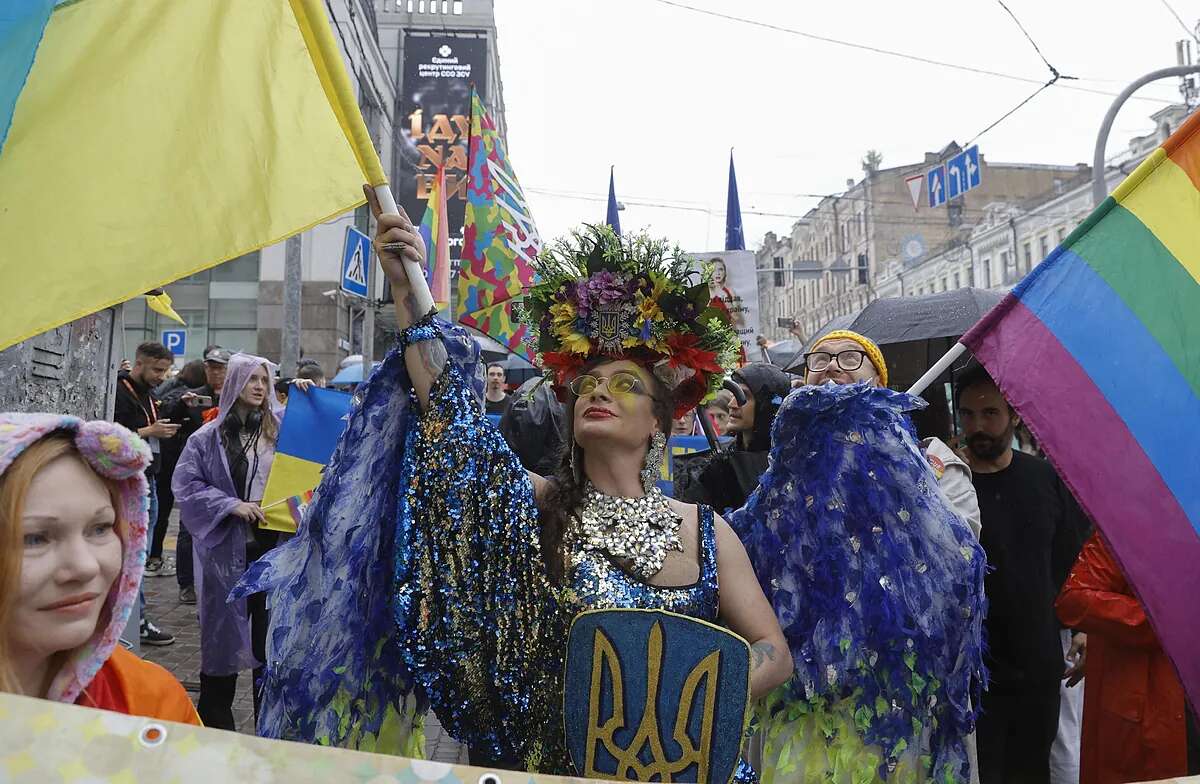 Kiev celebra su primera marcha del Orgullo desde la invasión rusa