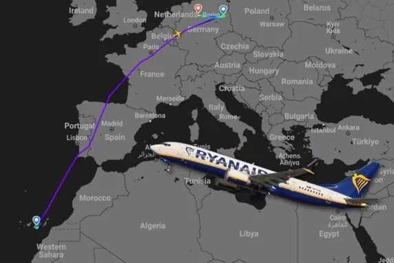 Berlín, el avión llega un minuto después de la hora del toque de queda y el vuelo se desvía 250 kilómetros con 170 pasajeros