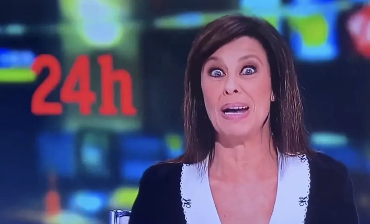 La presentadora del 24 horas vuelve a ser viral por un lapsus: 