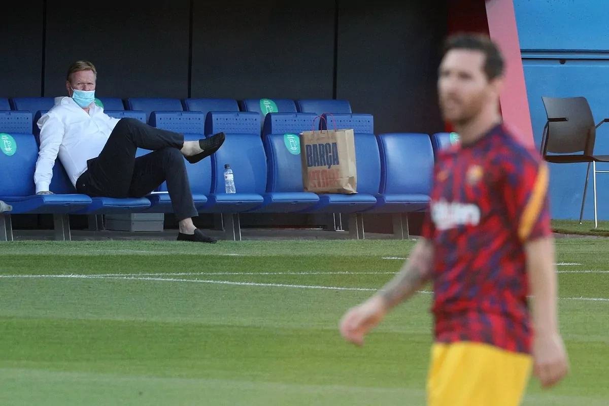 El difcil equilibrio de Koeman: mano dura con Surez y Vidal y calma con Messi