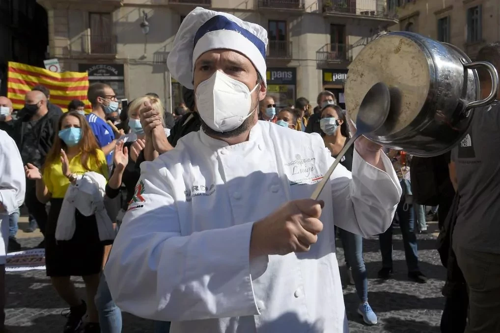 La hostelera se revuelve en Catalua contra el agravio de la Generalitat en la crisis del coronavirus