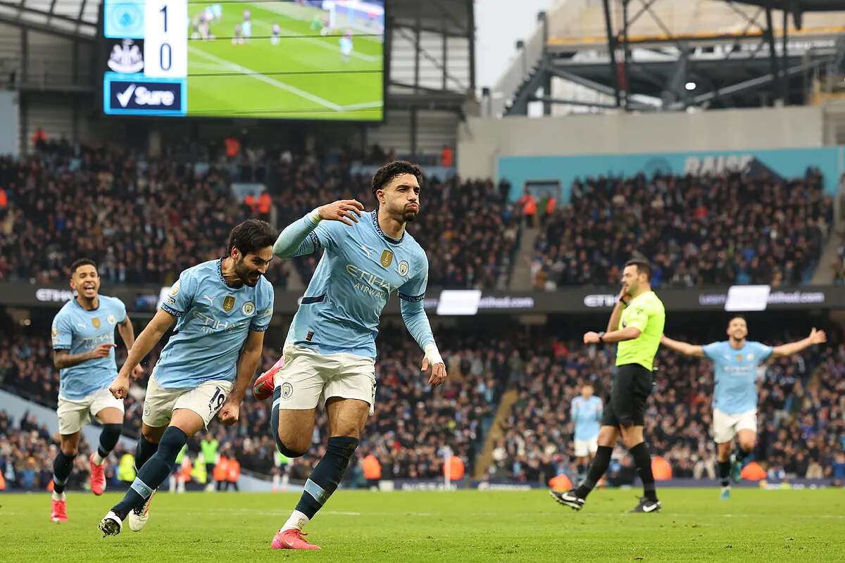 Marmoush resucita al City para endosar una goleada al Newcastle