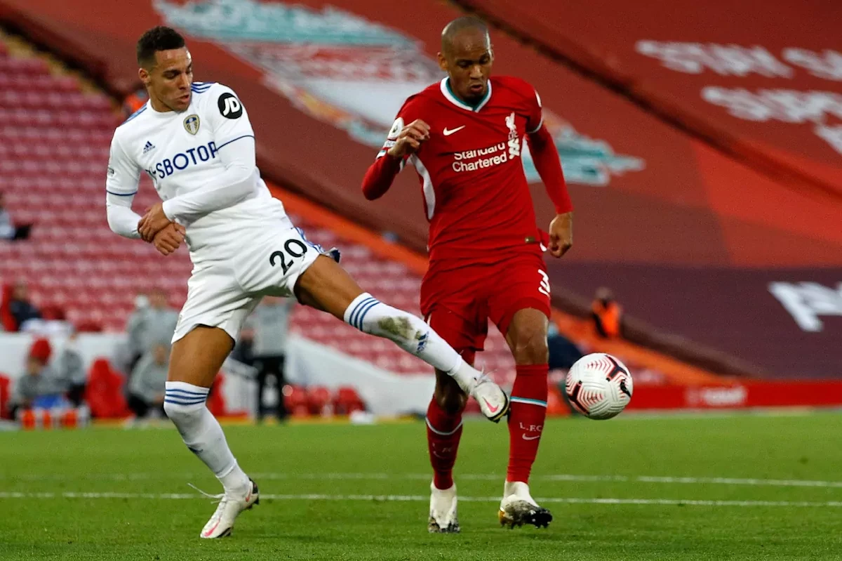 Un absurdo penalti de Rodrigo Moreno frustra al Leeds tras un gran partido en Anfield