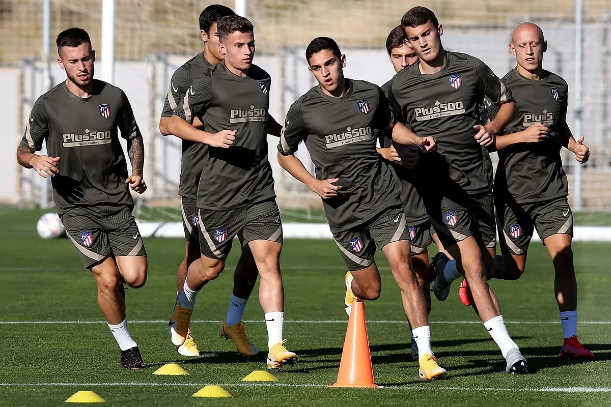 Un positivo por Covid pone fin a la concentracin del Atltico en Segovia