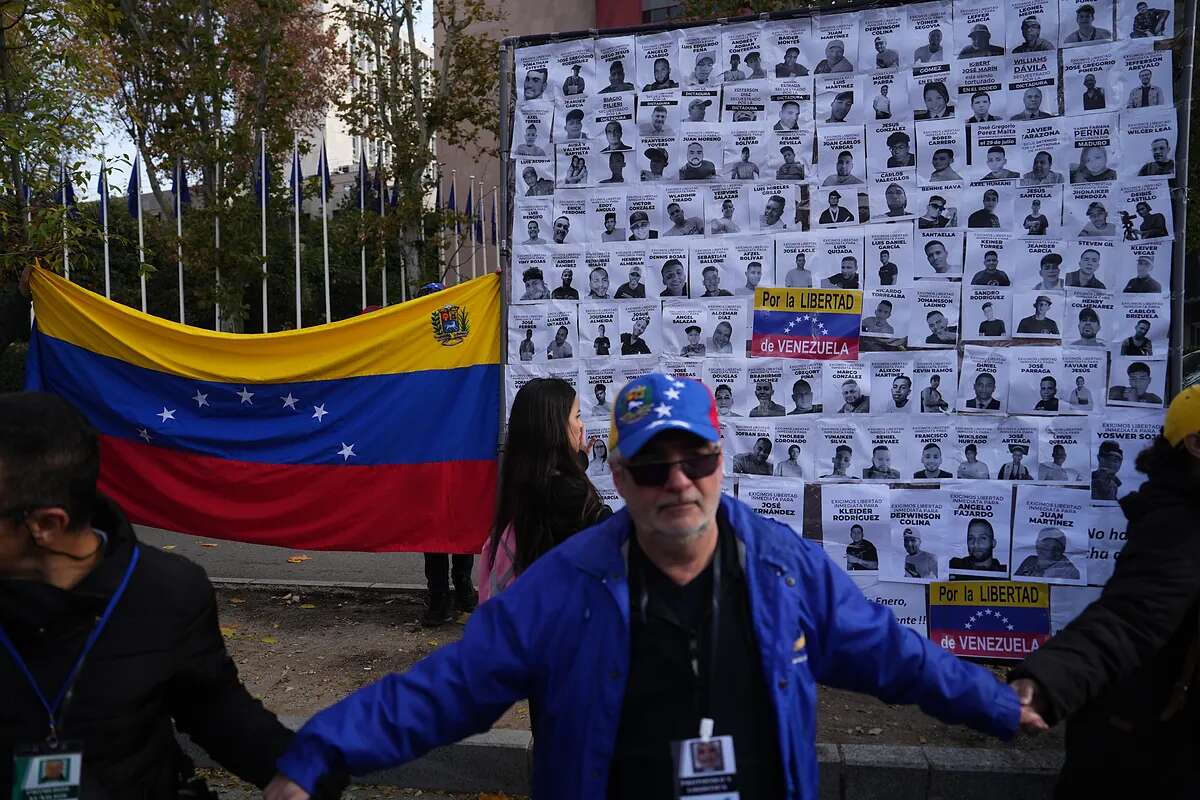 El exilio venezolano pide libertad y justicia para sus presos políticos: 