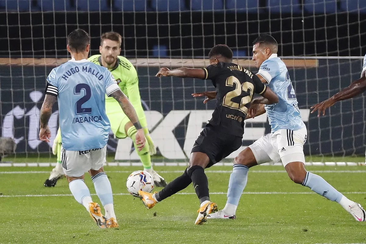 Ansu Fati homenajea a Eto'o en el gran triunfo del Barcelona en Balados