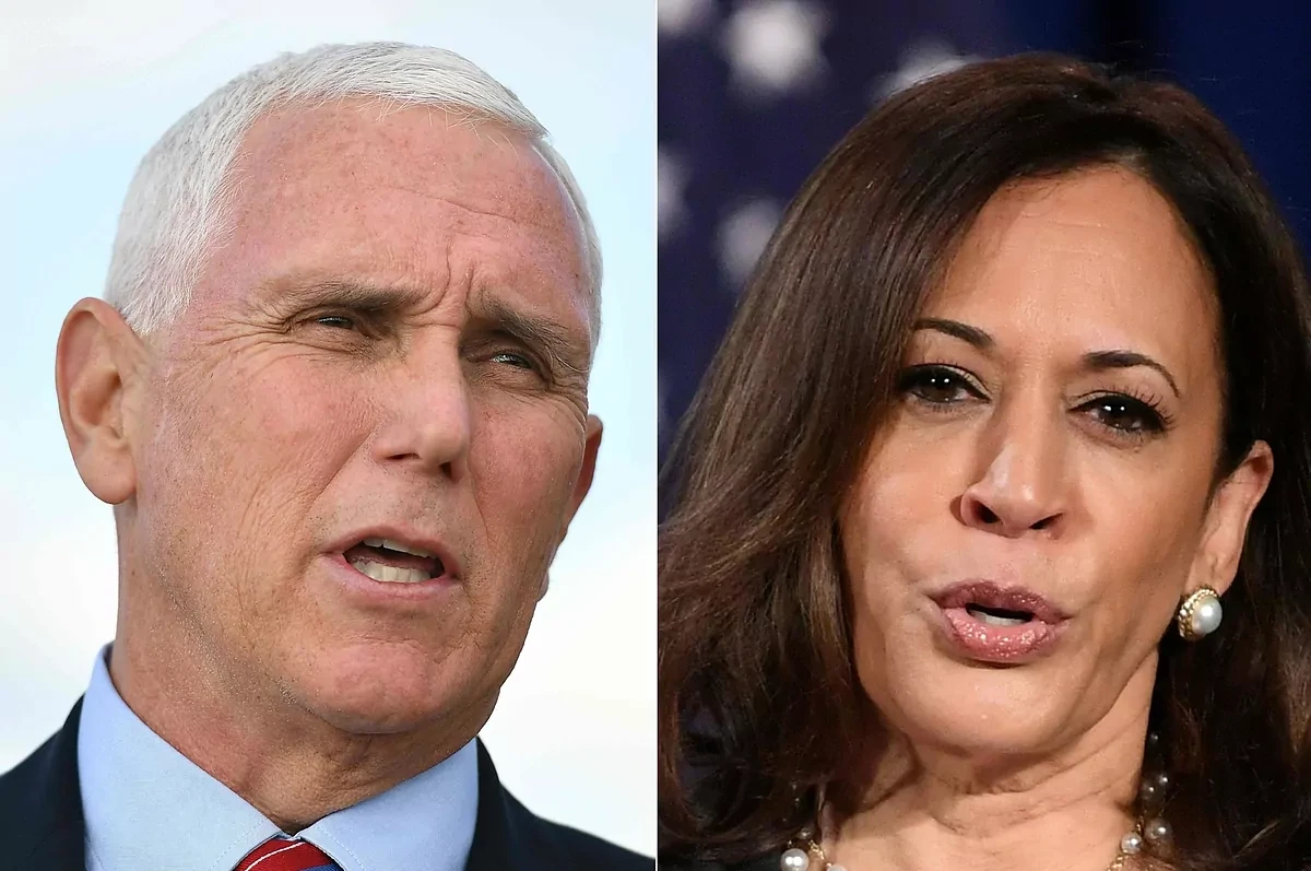 Barreras de plexigls y cuatro metros de distancia entre Mike Pence y Kamala Harris en un histrico debate