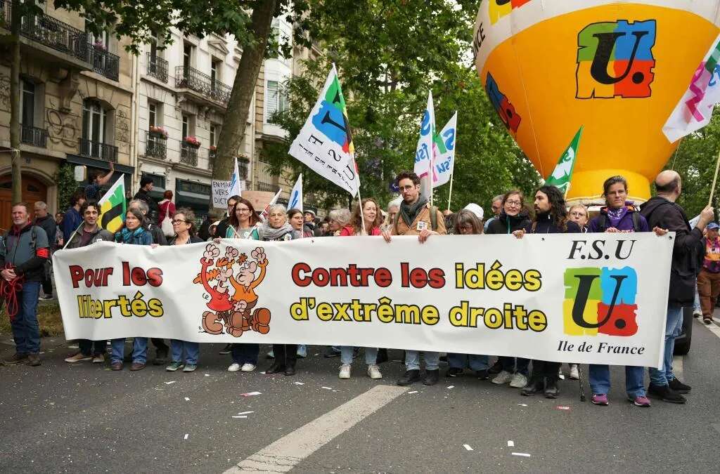 Francia sale a la calle contra la extrema derecha: 