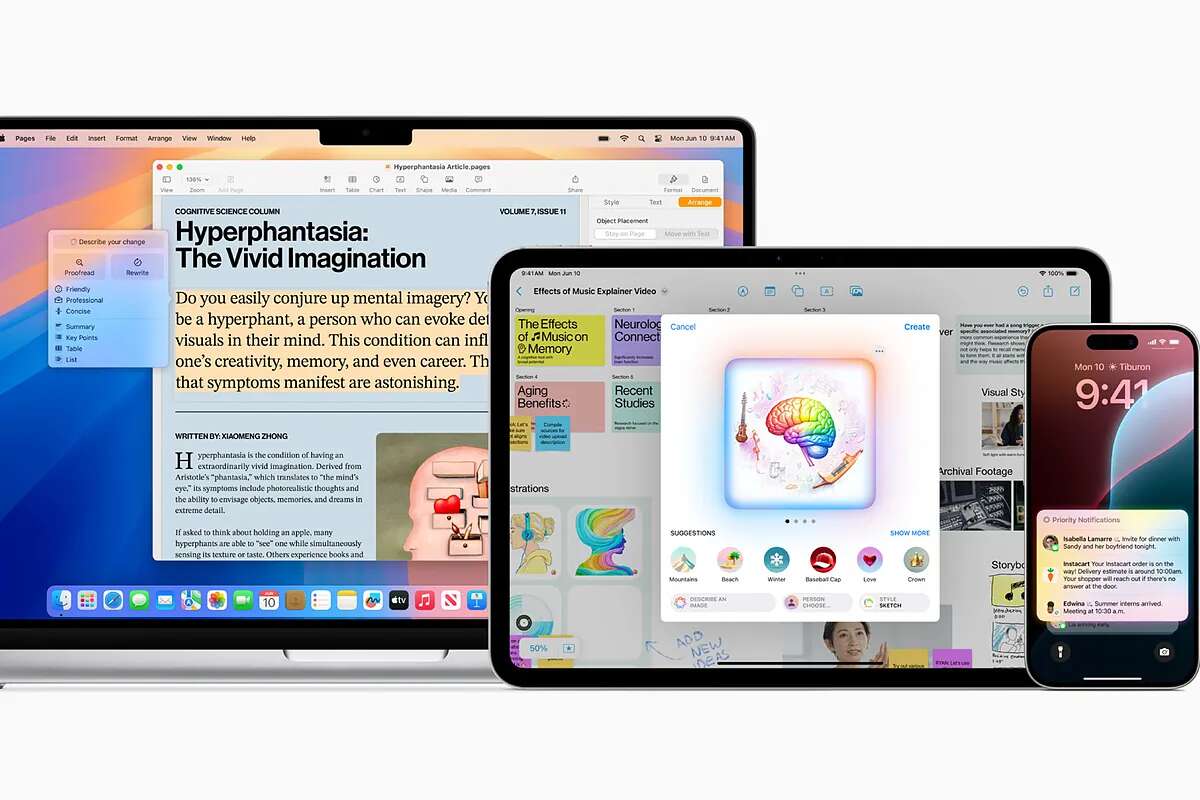 Apple Intelligence llega a España en la última versión beta de iOS