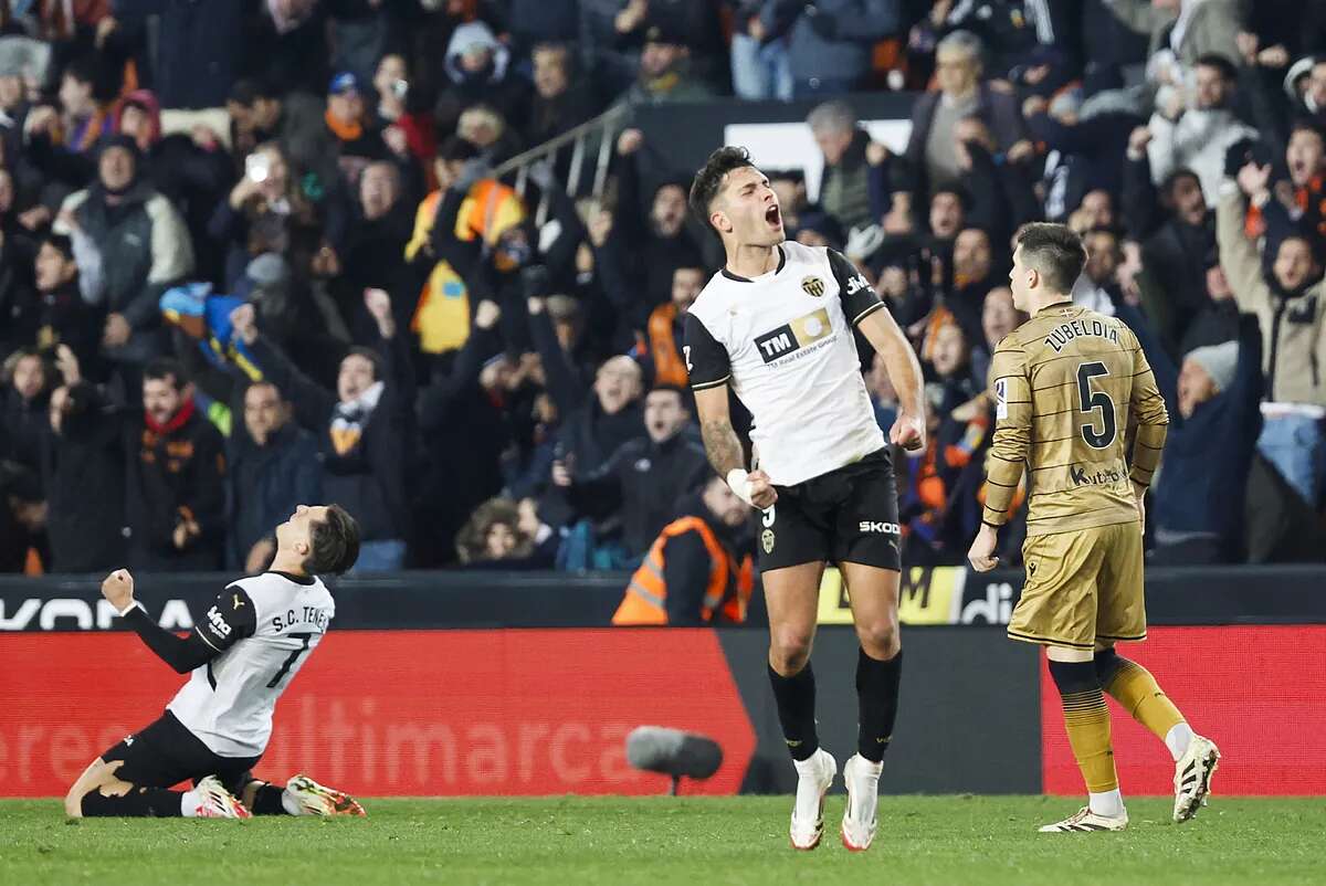 La resistencia toma Mestalla: el Valencia se pone en pie con una victoria ante la Real