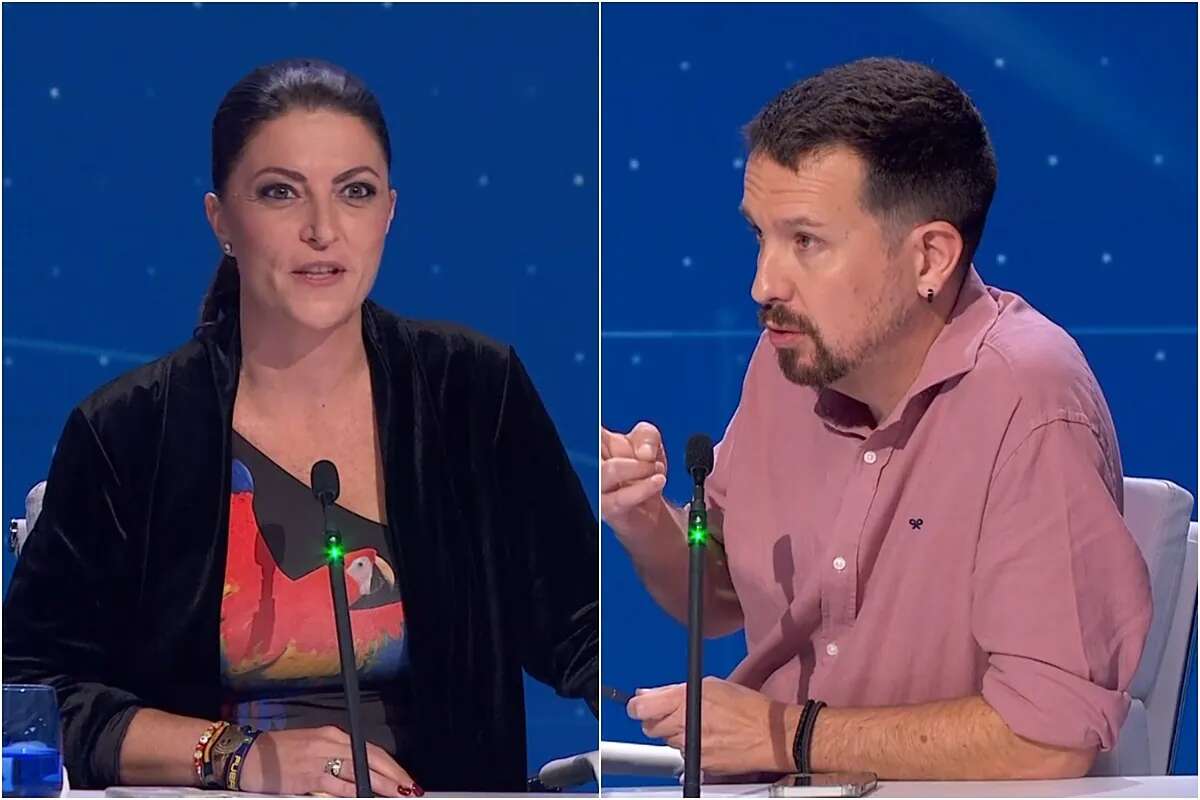 Macarena Olona y Pablo Iglesias se enzarzan en directo en TVE: 