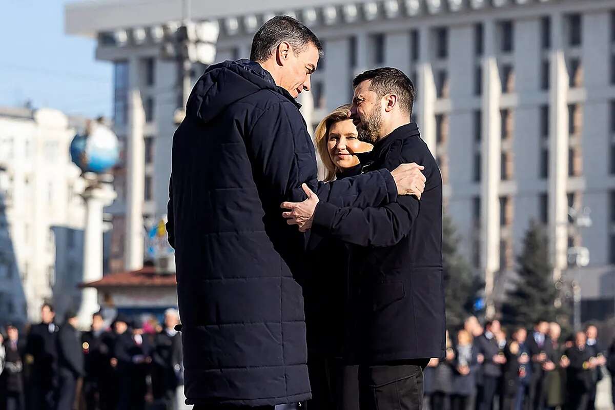 Pedro Sánchez anuncia mil millones de euros en ayuda militar a Ucrania en 2025