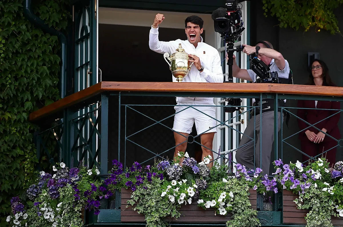 Alcaraz, una charla con Kate Middleton, retraso en el baile de campeones y una promesa: 